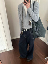 25SS V-Neck Zip Jacket
