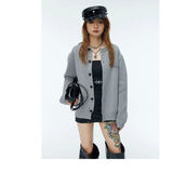 Rivet-Trimmed Two-Tone Cardigans