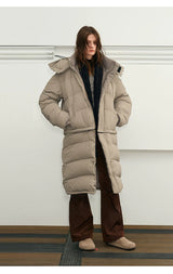 Versatile 90% Down Detachable Waterproof Jacket
