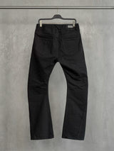 15 Oz Rigid Black Curved Jeans