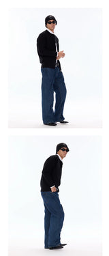 Classic Vintage Oversized Double-breasted Wool Blazer