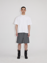Elastic Waist Tailored Shorts