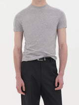 Slim Fit Paneled Merino Lyocell Tee