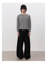 Vintage Washed Denim Banana Pants