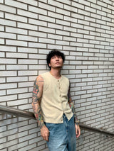 Vintage Sleeveless Knit Vest