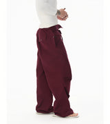 Cotton Low Waist Cargo Parachute Pants
