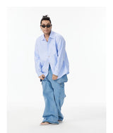 Men's Long-sleeve Houndstooth Woven Shirt