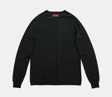 Fitted Dark Tailored Merino Cashmere Sweater