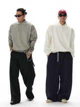 Oversized Polo Neck Sweatshirt