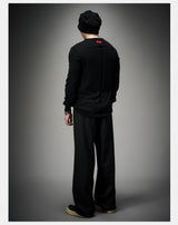 Fitted Dark Tailored Merino Cashmere Sweater