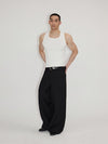 Stretchy Fitted U-Neck Tank Tops