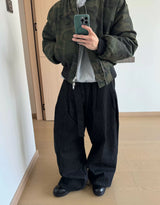 Black Khaki Camo MA1 Bomber Jacket