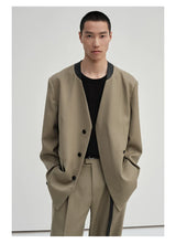 Waist-Adjustable Striped Flared Merino Wool Pants