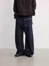 Double Waist Honeycomb Cargo Pants