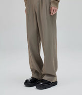 Vintage Pleated Wide Waist Casual Pants