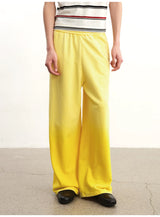 Faded Cotton Straight Loose Pants