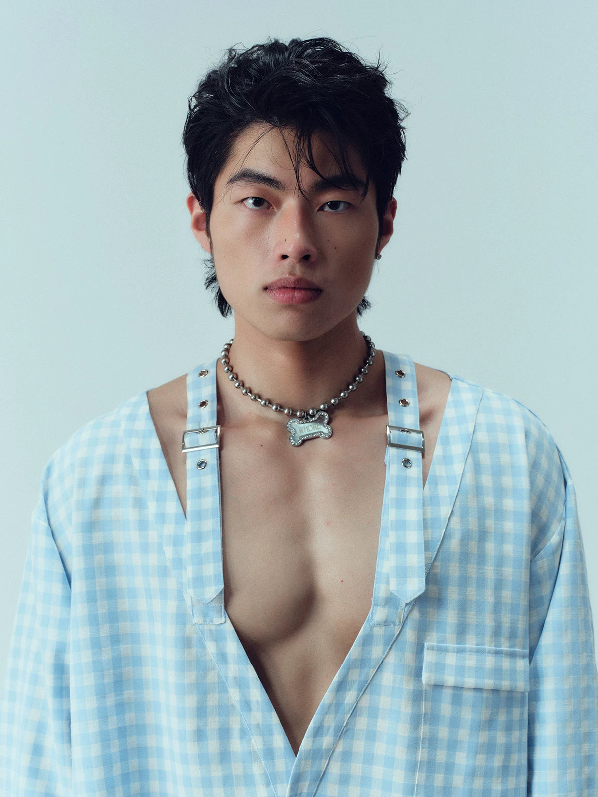 Plaid Strap Shirt