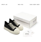 Leather Platform Casual Sneakers