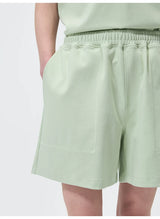 Cotton Sorona Blend Drawstring Sports Shorts