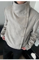 Vintage Irregular Floral Textured Fencing Jacket