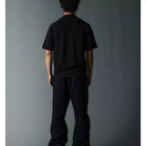 Short Sleeve Mock Neck Zip Tee