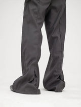 Men's Vintage Flared Slit Hem Pants
