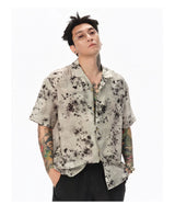 Muted Rose Silk Hawaiian Shirt
