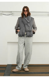 Men's Winter 3-in-1 Vest Scarf Coat