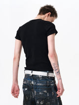 Men's Slim Fit Headphone Cross Tee