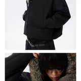 Waterproof Detachable Fox Fur Padded Coat
