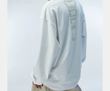 Long Sleeve Unisex Litchi Patch Tee