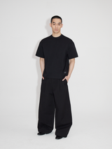 Oversized Short Sleeve Broad Shoulder Tees