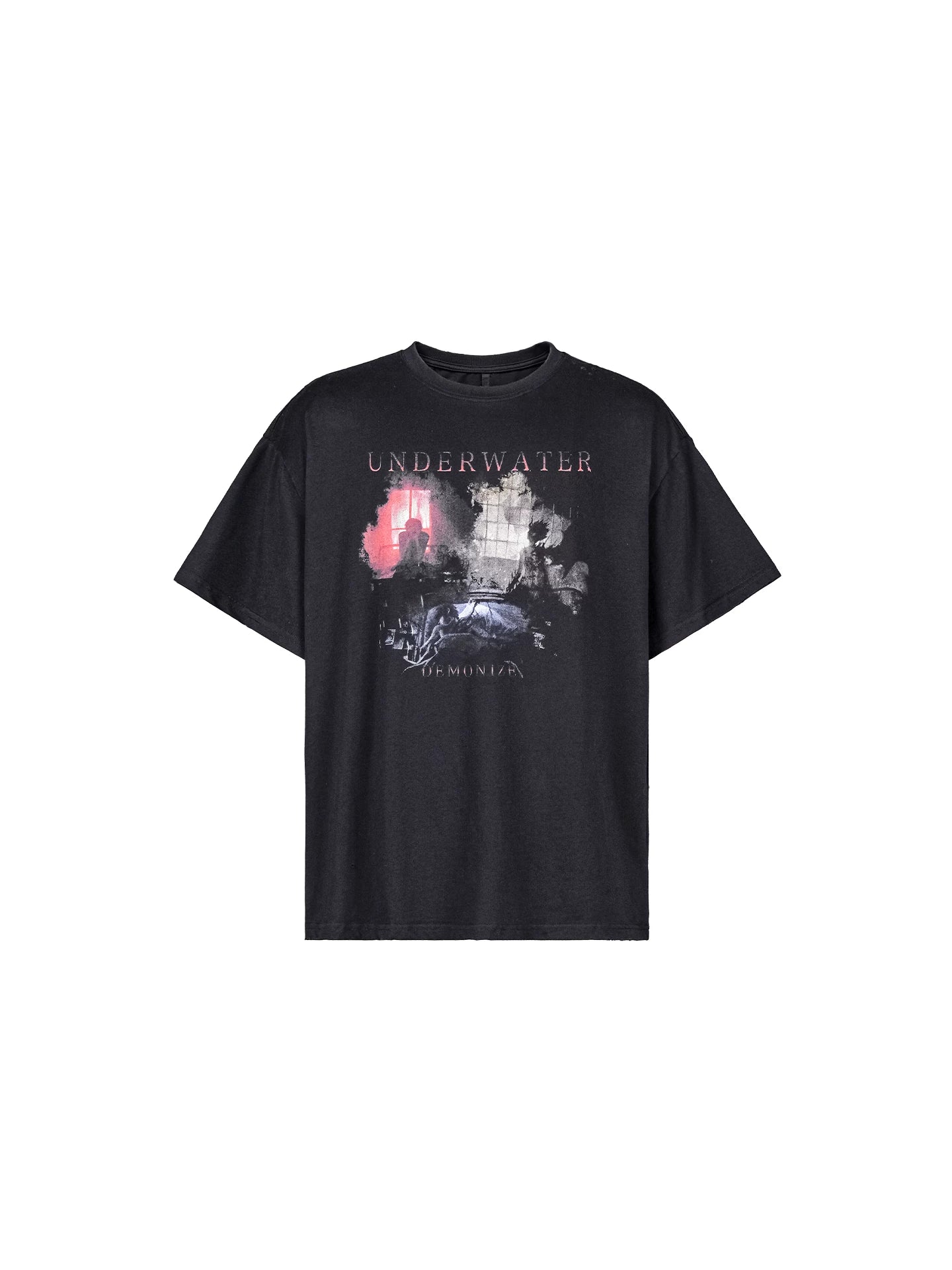 Vintage Digital Print Short Sleeve Tee