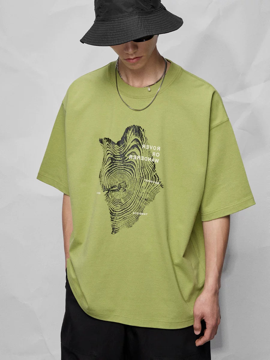 Oversized Graphic Print Tee