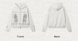Fair Isle Print Zip Hoodie
