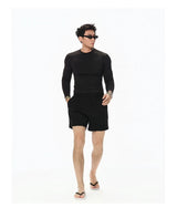 Soft Quick-Dry Fitted Long-Sleeve Top