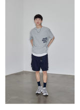 Magnetic Belted Elastic Multi-pocket Shorts