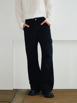 Men's Distressed Frayed Cargo Pants