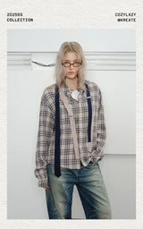 Unisex Long Sleeve Double Tie Shirt