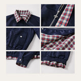 Houndstooth Harrington Jacket