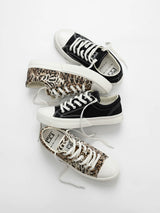 Low-top Cork Platform Casual Canvas Shoes