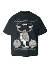 Shakespeare Poetry Heavyweight White Cotton Tee