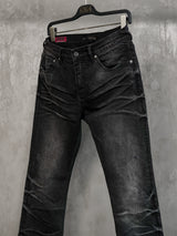 Stretchy Washed Flared Jeans