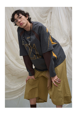 Deconstructed Patchwork Two-in-One T-Shirt