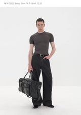 Short Sleeve Slim Merino Lyocell Tee