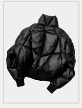 Oversized Zip Collar Puffer Jacket