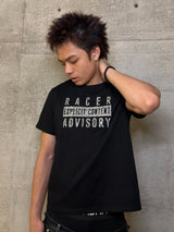 Distressed Rhinestone Racer Tee