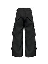 Knotty Curved Multi-Pocket Cargo Pants