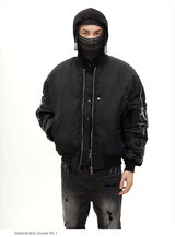Graffiti Embroidered Printed MA1 Bomber Jacket