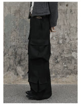Knotty Curved Multi-Pocket Cargo Pants
